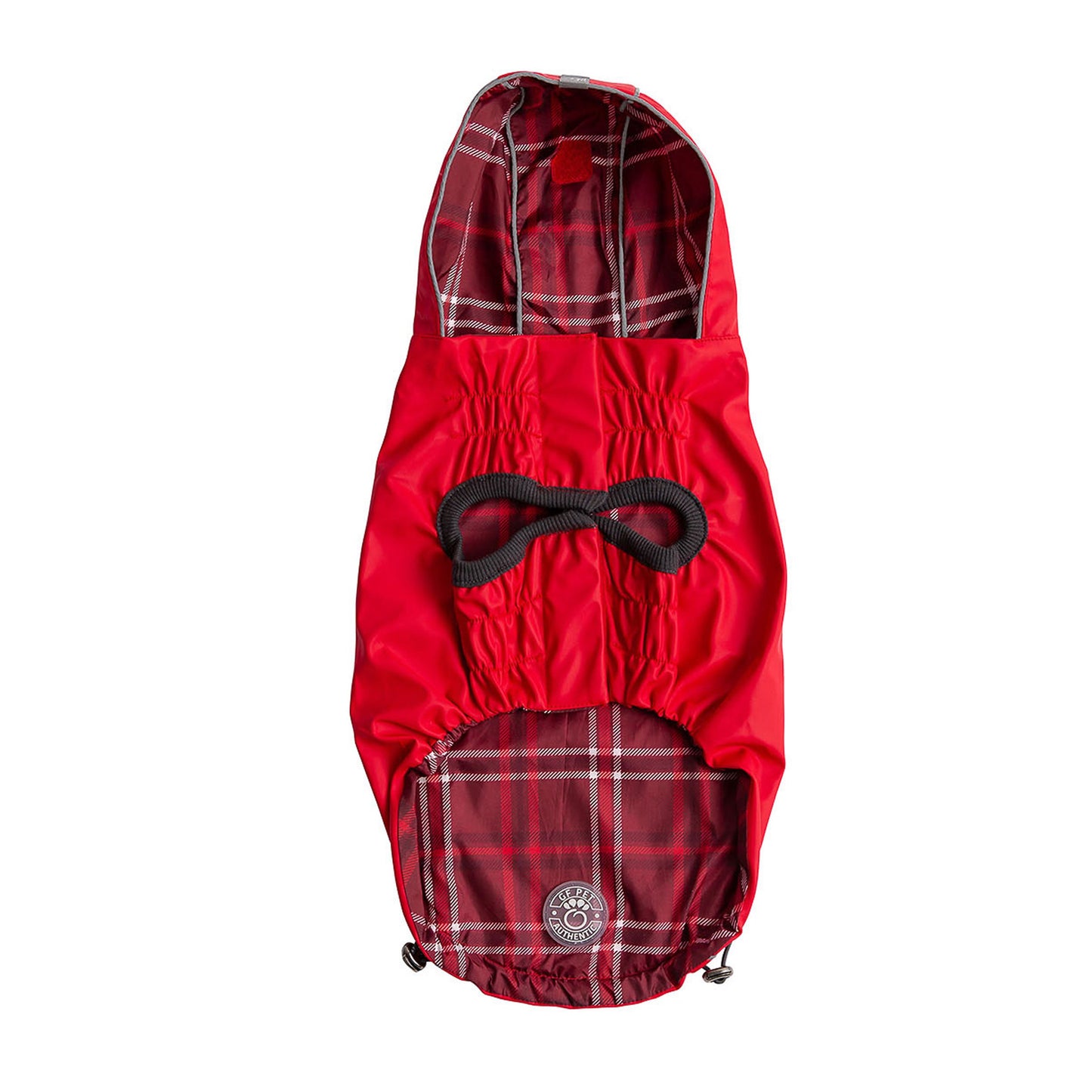 Reversible Elasto-Fit Raincoat - Red