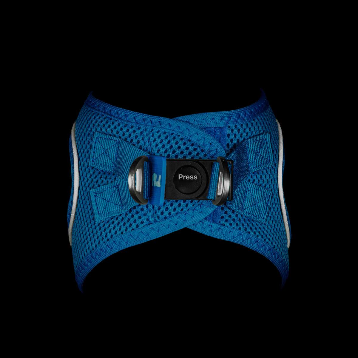 Plush Step In Air Mesh Harness - Turquoise