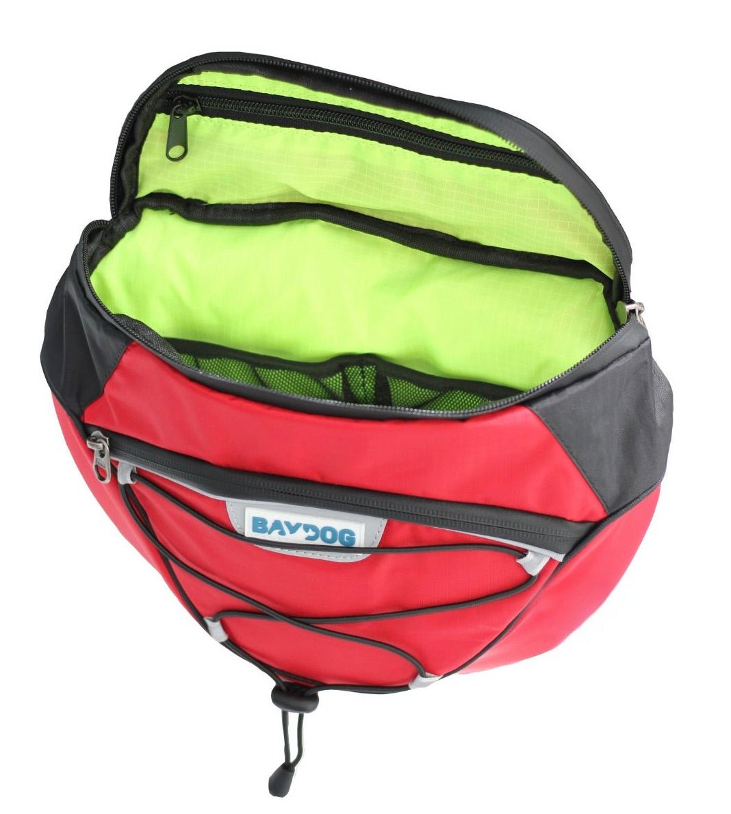 Baydog Saranac Dog Hiking Pack Red Medium (Missing Tags)