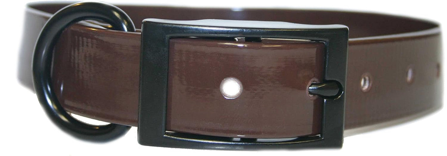 brown sunglo waterproof dog collar