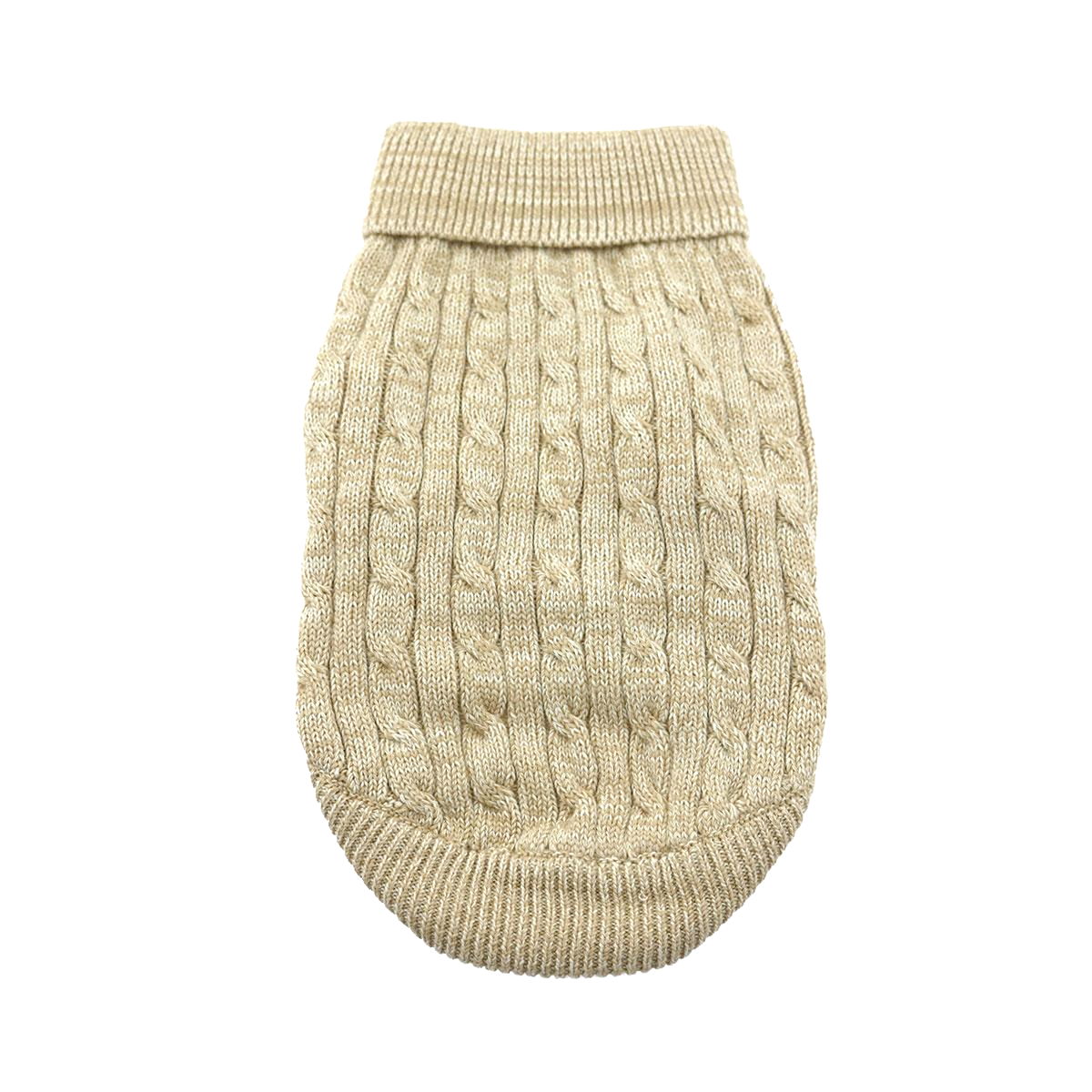 Combed Cotton Cable Knit Hypoallergenic Dog Sweaters