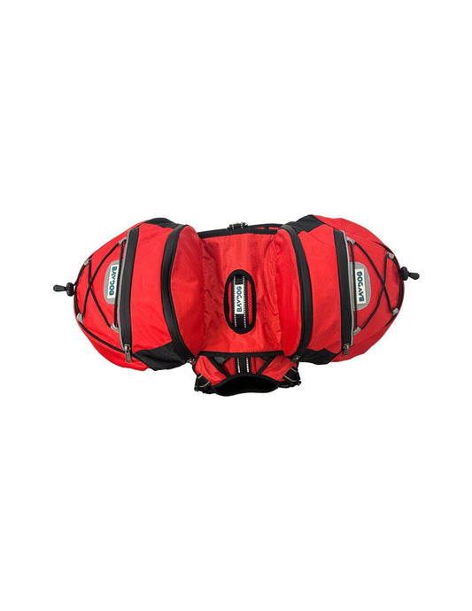 Baydog Saranac Dog Hiking Pack Red Medium (Missing Tags)