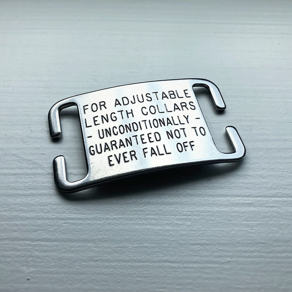 dog tag metal gear Boomerang CollarTags™ For Adjustable Dog Collars