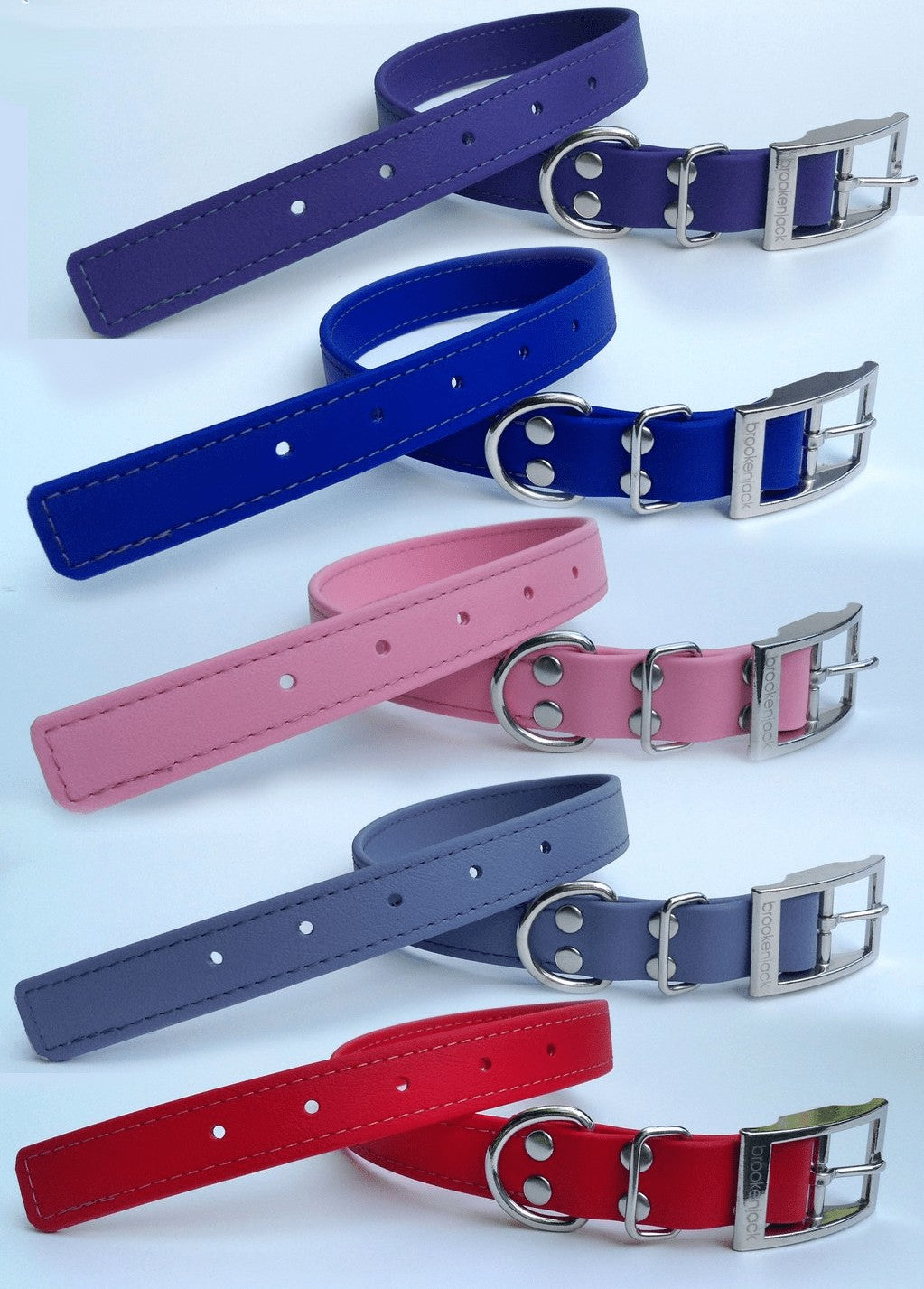 Brookenjack Luxury Waterproof Dog Collars