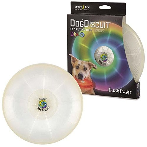Flashflight Dog Discuit Light-up LED Frisbee Disc