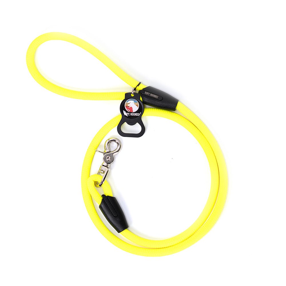 Classic Climbing Rope Dog Leashes - Greens/Yellows