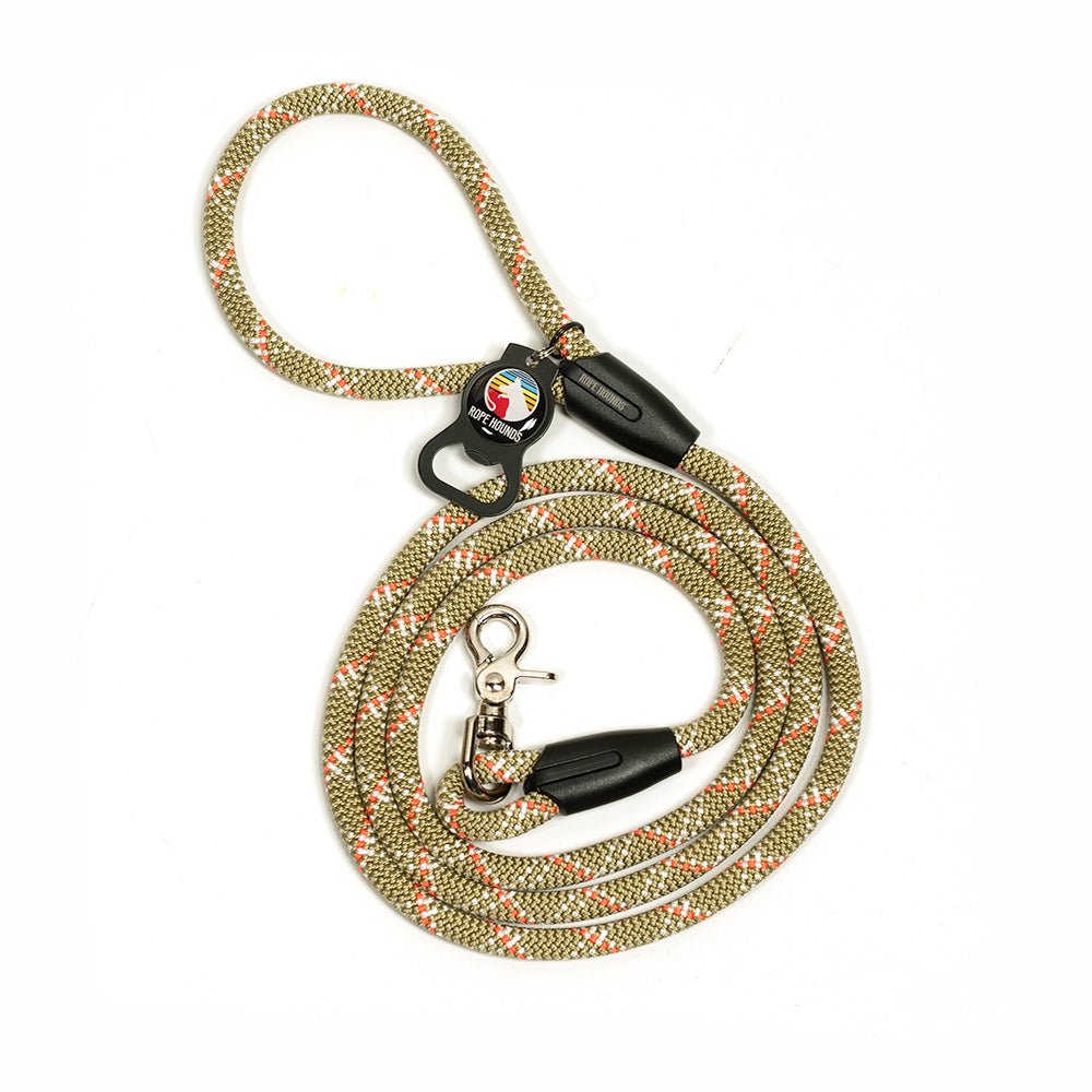 Classic Climbing Rope Dog Leash - Neutrals