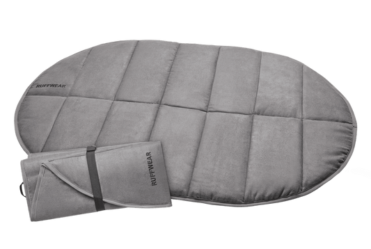 Ruffwear, Highlands Dog Pad, Portable Dog Bed for Outdoor Use, Cloudburst Gray, Large