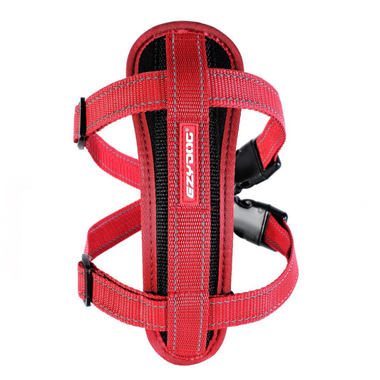 EzyDog Padded Chest Harness - Red XL (Customer Return)