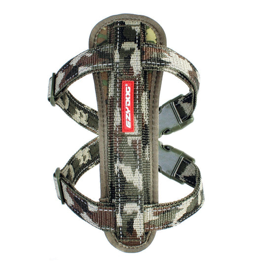 EzyDog Padded Chest Harness - Green Camo Small (Customer Return)