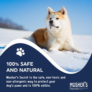 Musher's Secret Dog Paw Wax Protective Conditioning For Dog Paws