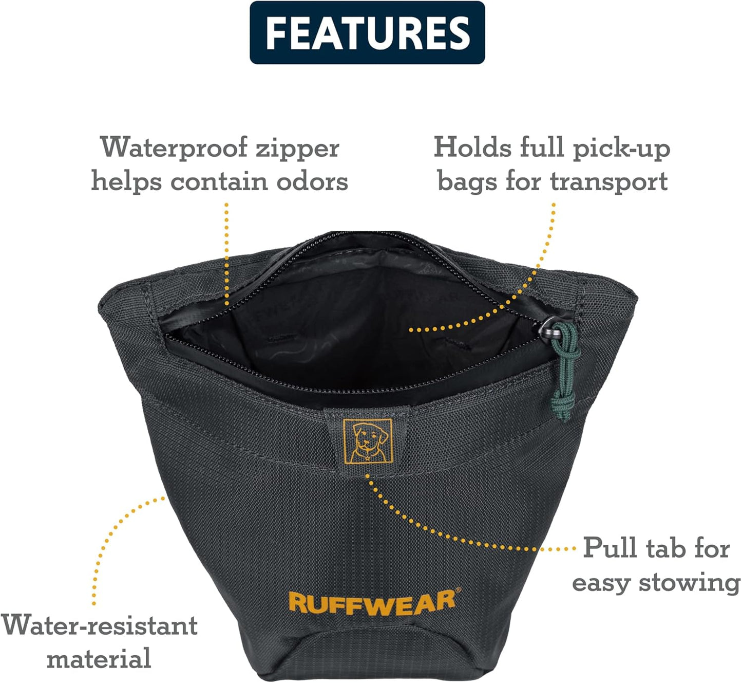 Pack Out Bag™ | Holds full dog poop bags