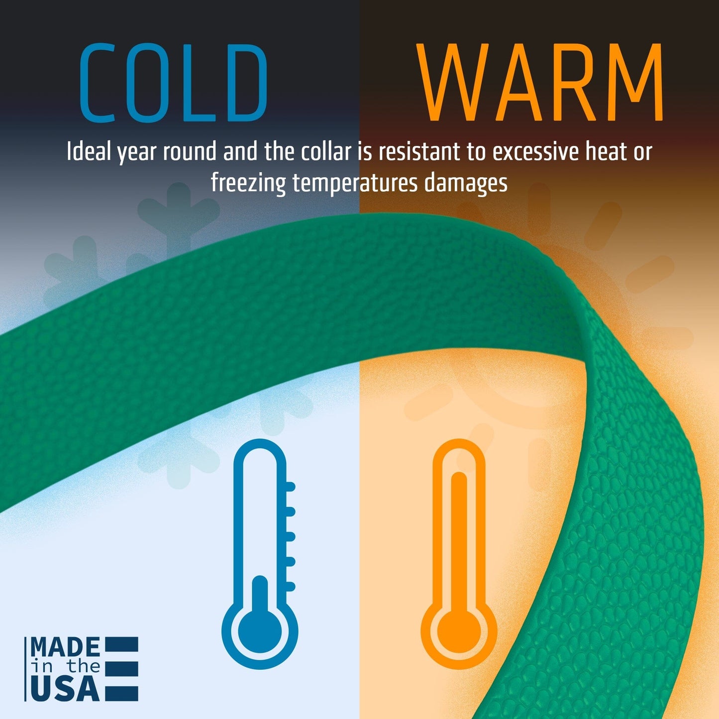 Waterproof Pebble Emboss Biothane Dog Collar with Herm Sprenger Stainless Steel ClicLock Buckle