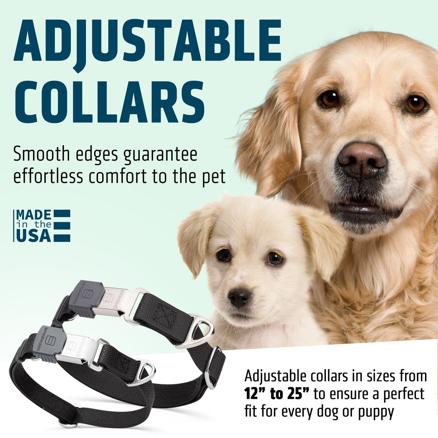Waterproof Pebble Emboss Biothane Dog Collar with Herm Sprenger Stainless Steel ClicLock Buckle