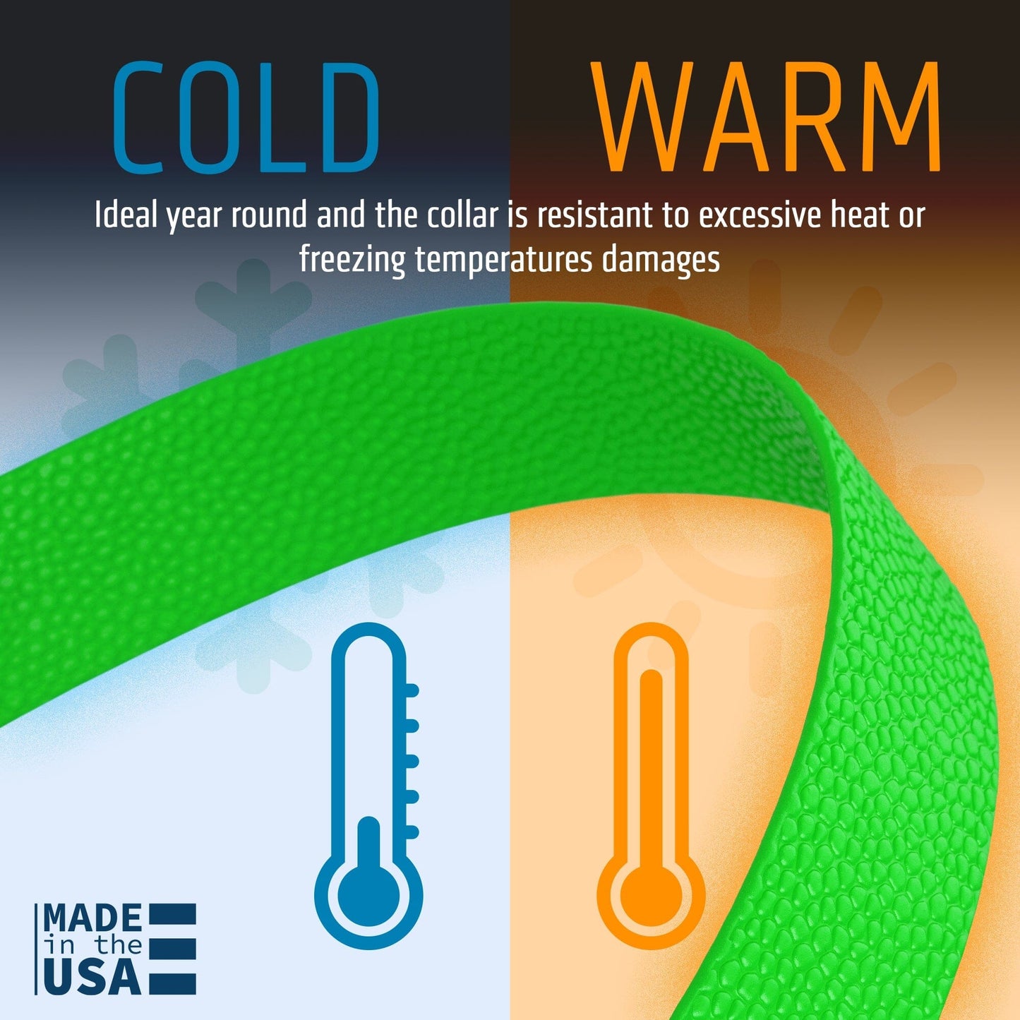 Waterproof Pebble Emboss BioThane Dog Collar with Heavy Duty Cobra Buckle