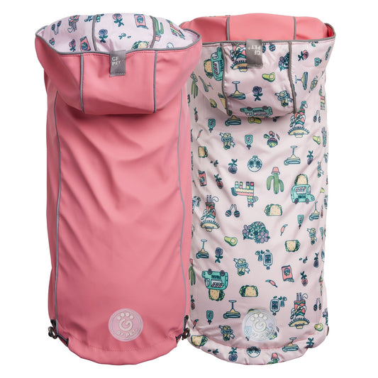 Reversible Elasto-Fit Raincoat - Pink/Pink XS (Customer Return)