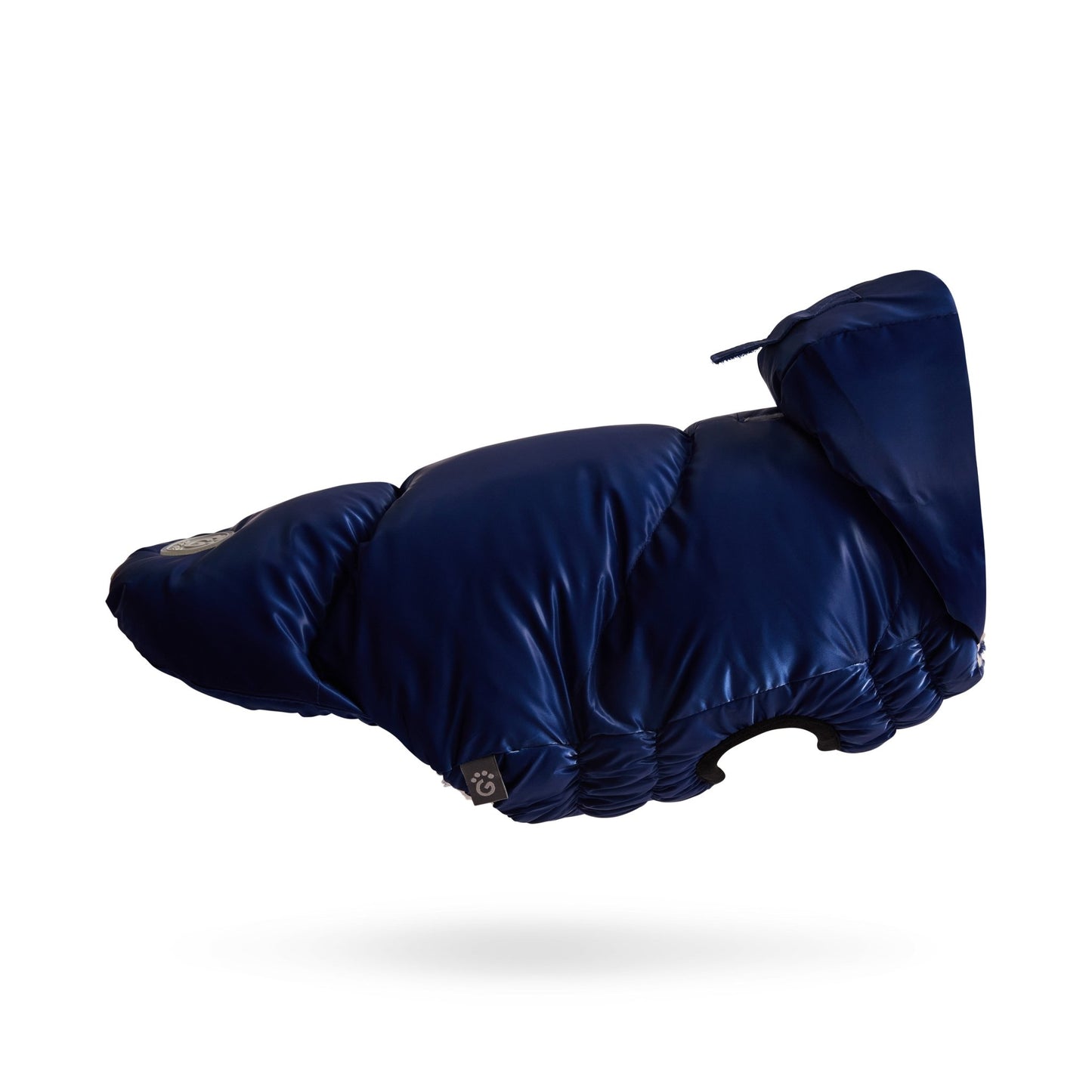 GF PET® Lunar Glow Dog Winter Parka – Sherpa Lined Pearl Finish Puffer Coat with Hood, Water-Repellent Elasto-Fit® Adjustable Fit Jacket for Small, Medium & Large Dogs – Stylish Jewel Tone Dog Apparel