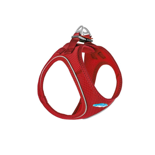 Plush Step In Air Mesh Harness - Red