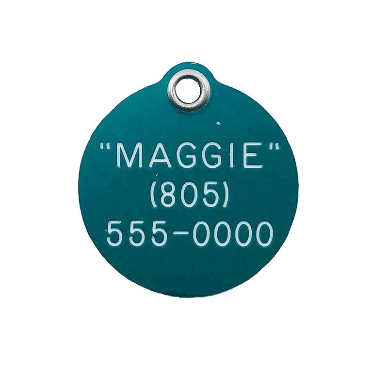 E-Z Read Durable Plastic Dog Tags - Guaranteed Not To Break