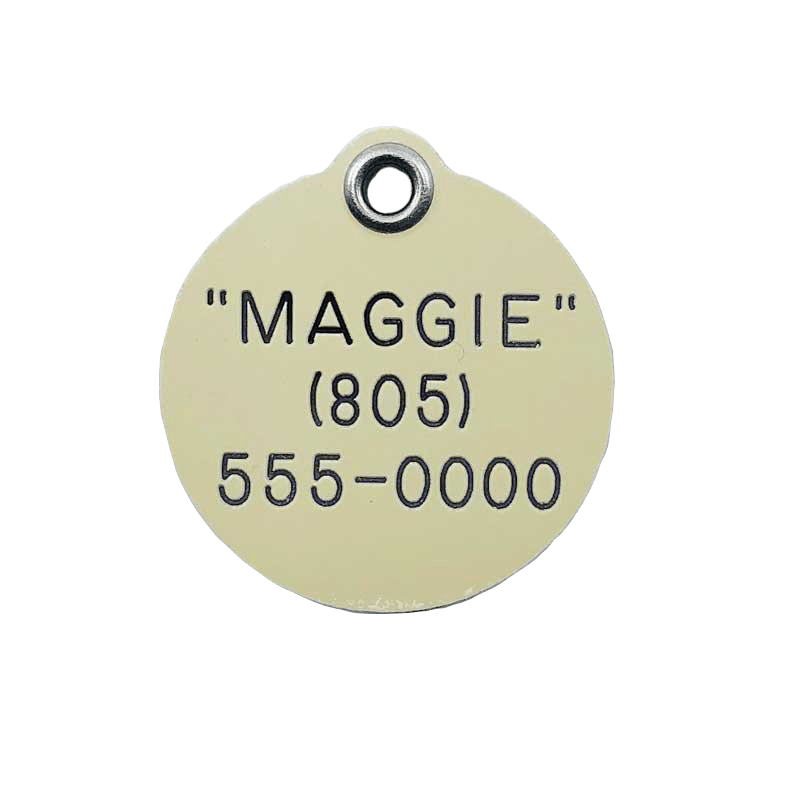 E-Z Read Durable Plastic Dog Tags - Guaranteed Not To Break