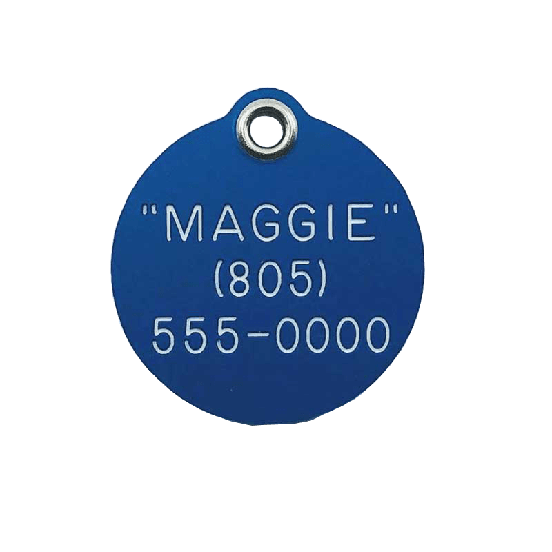 E-Z Read Durable Plastic Dog Tags - Guaranteed Not To Break