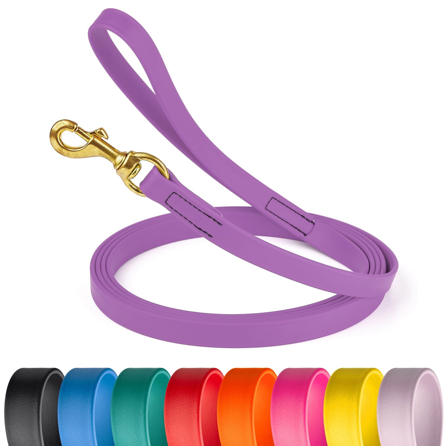 Biothane Long Line 33 ft Lead with Brass Hardware