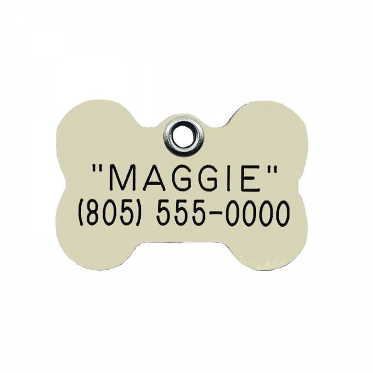 E-Z Read Durable Plastic Dog Tags - Guaranteed Not To Break