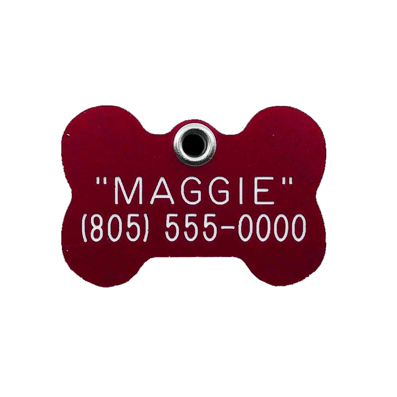 E-Z Read Durable Plastic Dog Tags - Guaranteed Not To Break