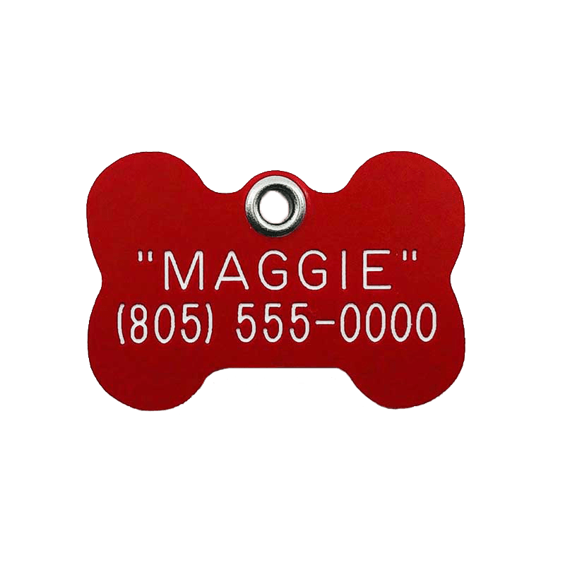 E-Z Read Durable Plastic Dog Tags - Guaranteed Not To Break