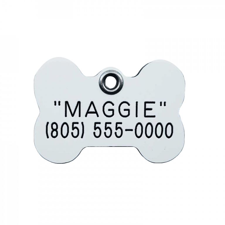 E-Z Read Durable Plastic Dog Tags - Guaranteed Not To Break