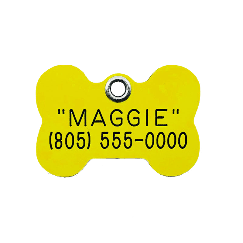 E-Z Read Durable Plastic Dog Tags - Guaranteed Not To Break