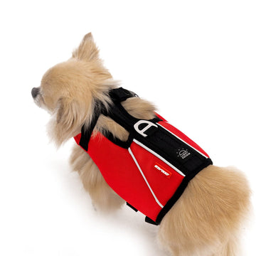 EzyDog X2 Boost Reddingsvest Voor Honden – Maat L, Geel, Met Reflecterende Randen En Stevige Handgreep