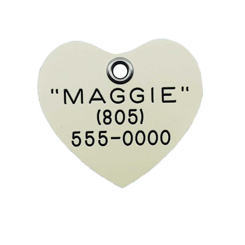 E-Z Read Durable Plastic Dog Tags - Guaranteed Not To Break