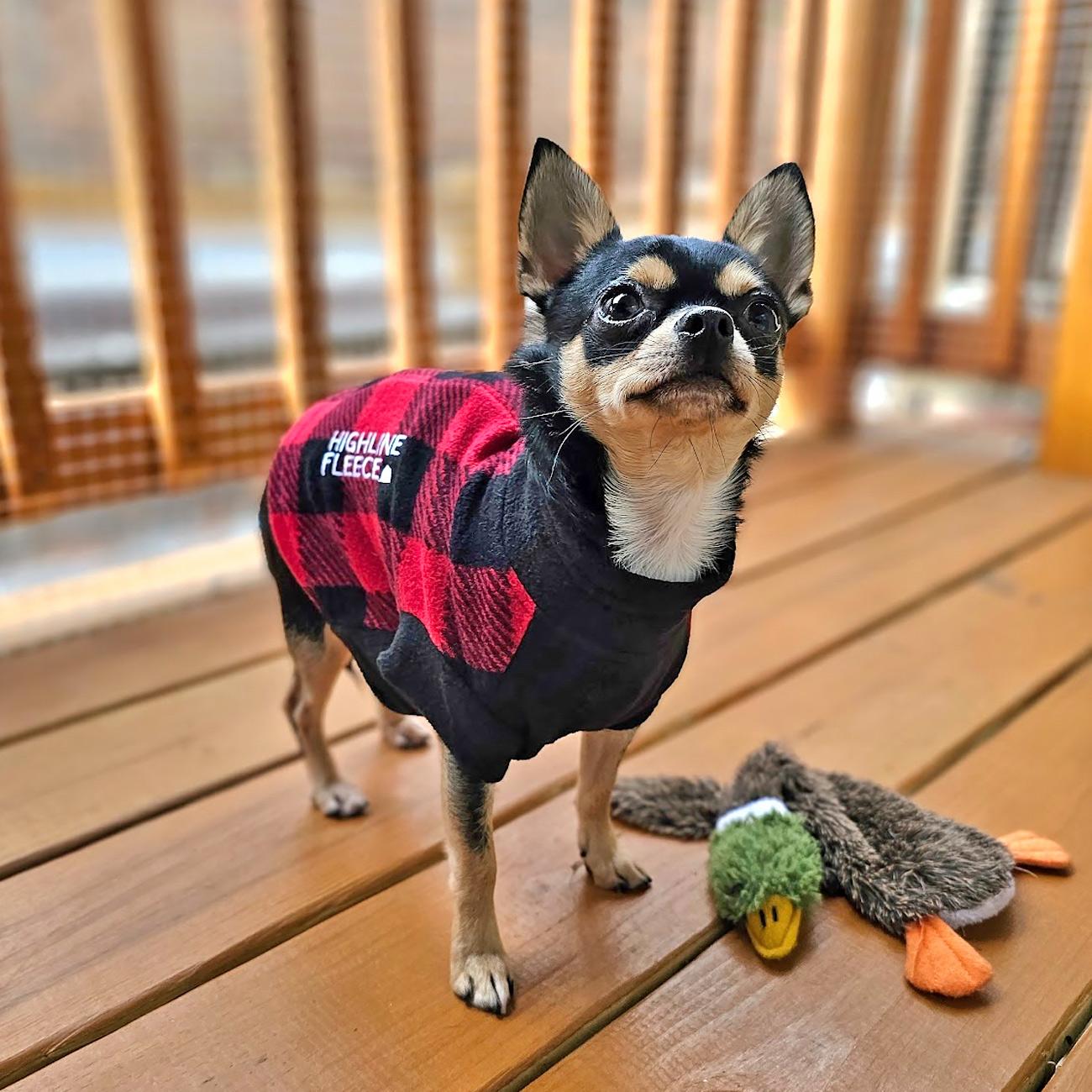 Highline Fleece Dog Wrap Coat