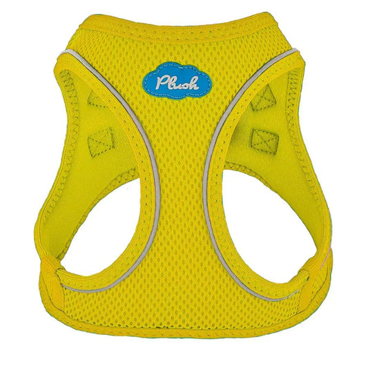 Plush Step In Air Mesh Harness - Blazing Yellow