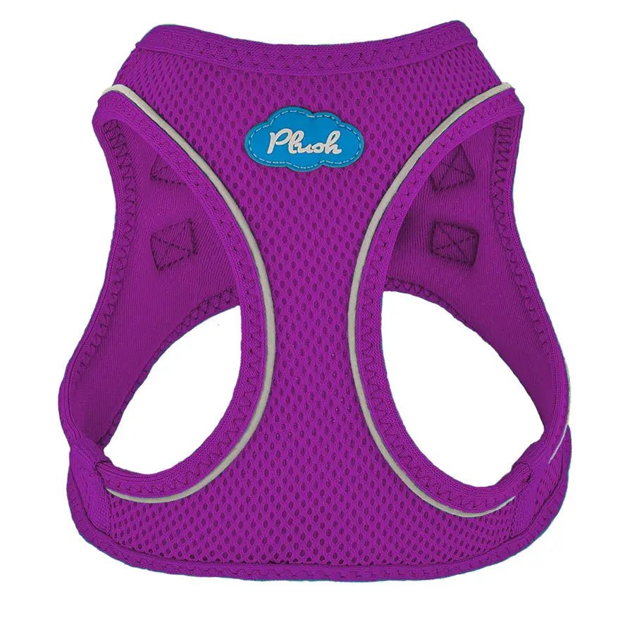Plush Step In Air Mesh Harness - Purple