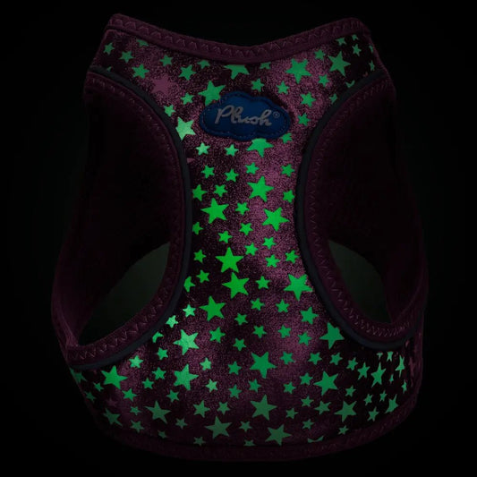 Plush Step In Glitter Glow Harness Pink