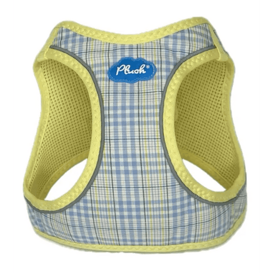 Plush Step In Harness Spring Plaid