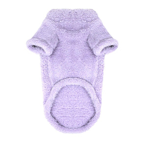 Plush Sherpa Dog Pullover Sweater | Fuzzy Soft Teddy Bear Fleece for Small to Large Dogs