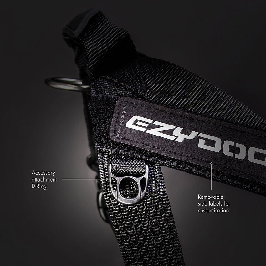 EZYDOG - S 6-10Kg - Harness X-Link Black (605.0512 EZYDOG - S 6-10Kg - Harness X-Link Black (605.0512