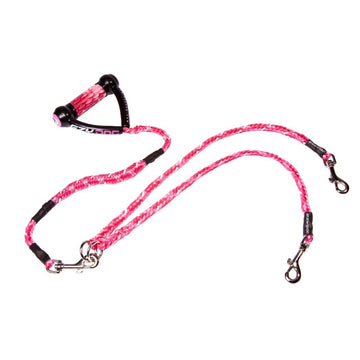 Double Dog Leash for Two Dogs | Ezydog Double Dog Solution Black / 25 & 2