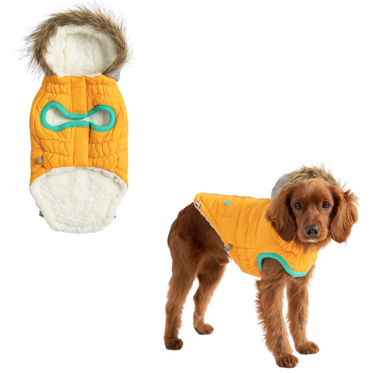 Winter Sailor - Sherpa Lined Water Resistant Dog Coat