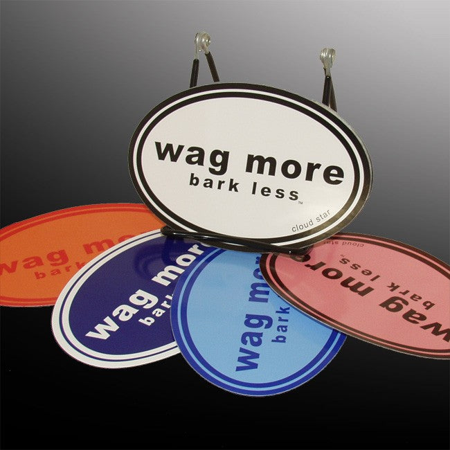 Wag More Bark Less® Bumper Sticker