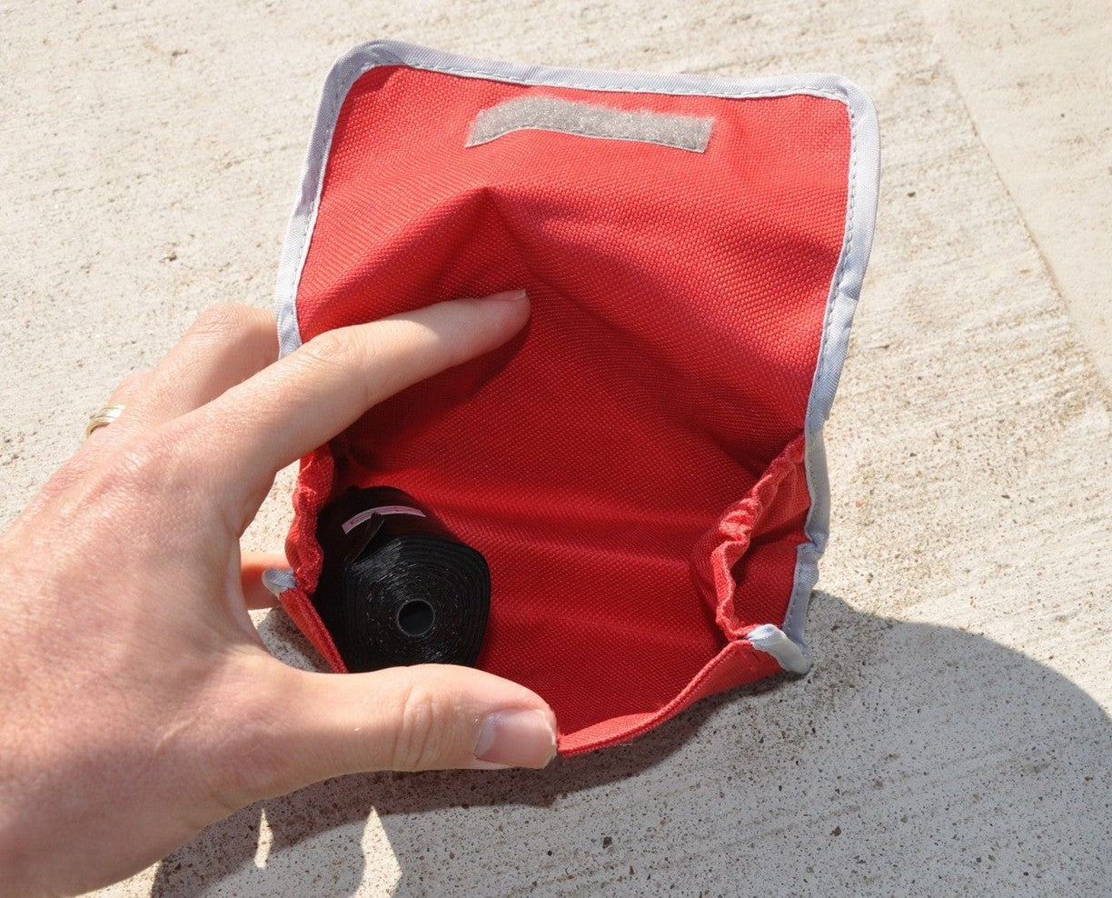 Dog Poop Bag Carrier For Leash - Small Dog